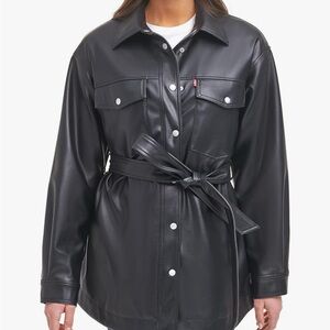 Levi's Women's Black Faux Leather Jacket